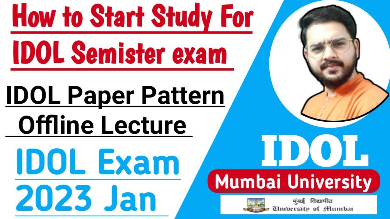 How to prepare IDOL exam | How to start study for IDOL exam | Most Important Question |