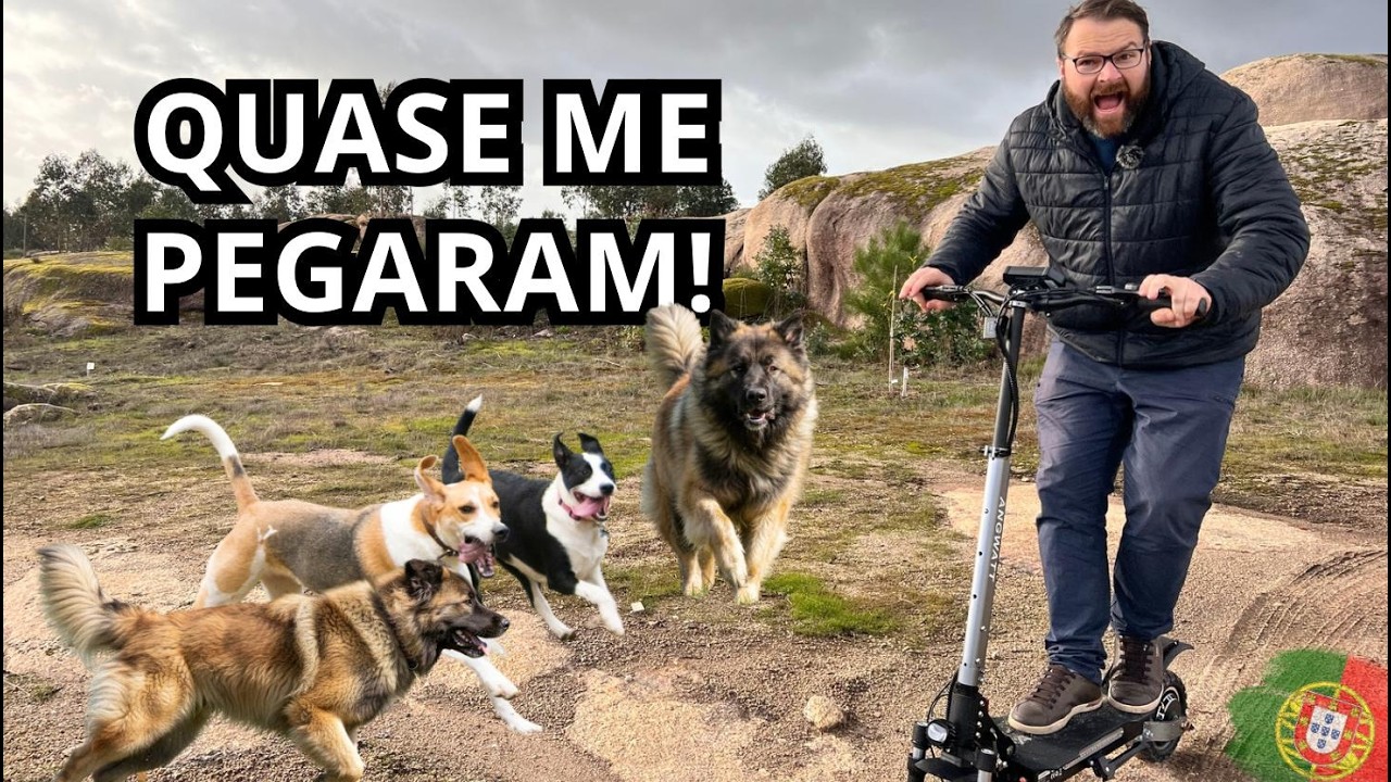QUASE FUI ATACADO POR CÃES ENQUANTO TESTAVA O PATINETE ANGWATT F1