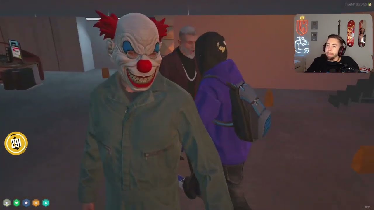 The Company Hides Mr. K With A Gun In Their Basement After Cops Showed Up To Search Everyone.