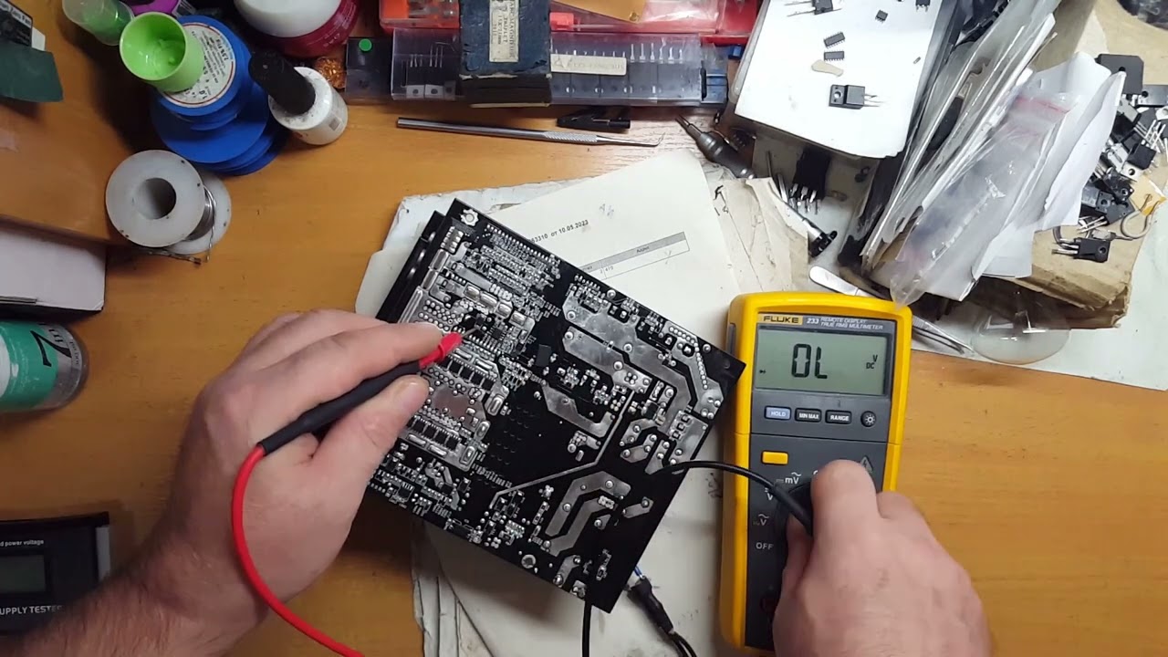 Ремонт Thermaltake GF3 1650W. In search of an unknown mikrukha LN2202