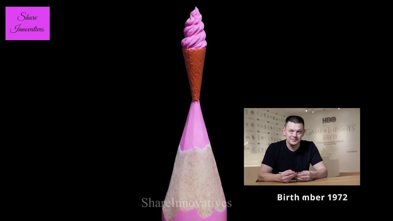 Salavat Fidai - Russian sculptor who makes miniature sculptures out of pencil graphite