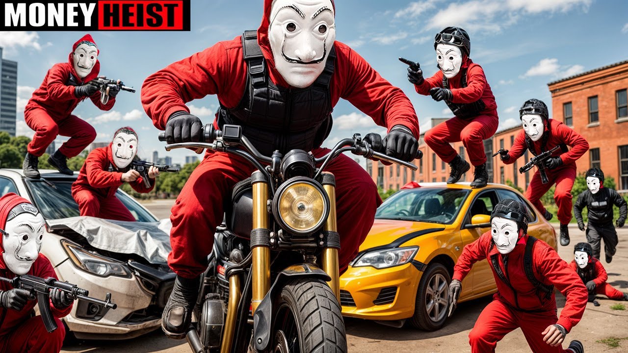 PARKOUR VS MONEY HEIST! 6 | BAD GUYS: No ESCAPE, POLICE Thunder Hunt Begins Now!(BELLA CIAO)Epic POV