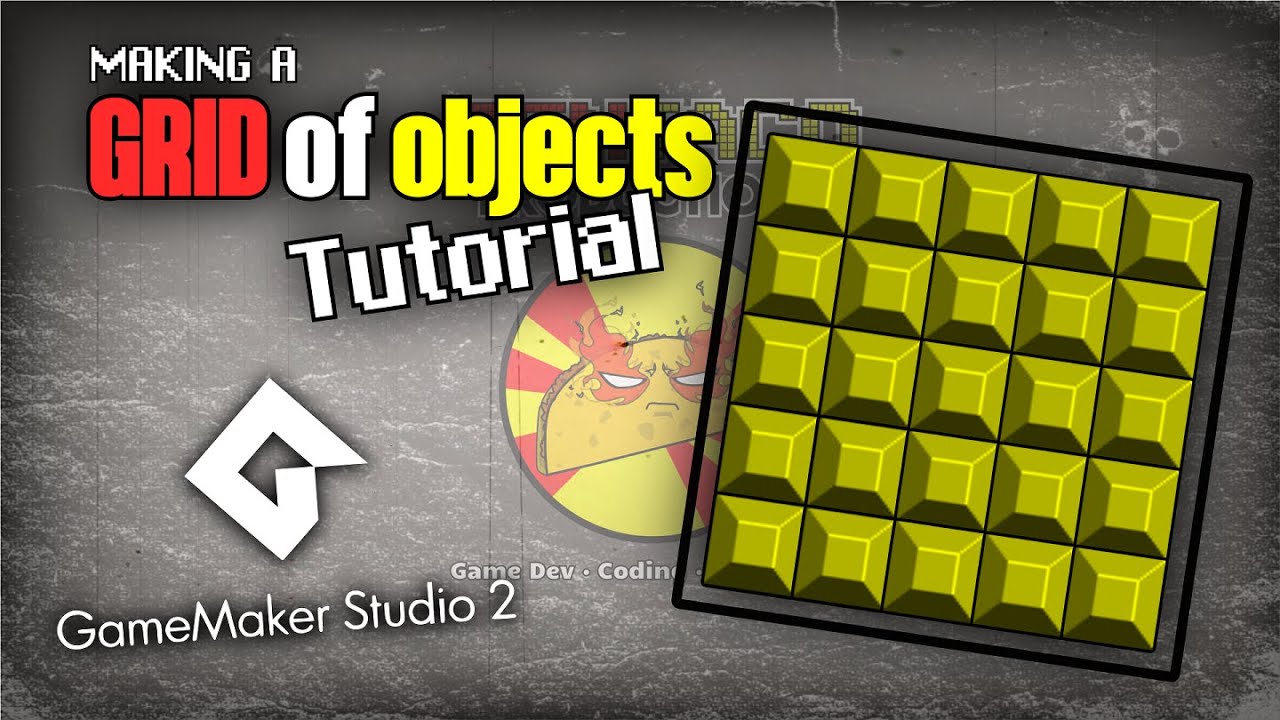 GMS2 Tutorial: Creating a Grid of Objects