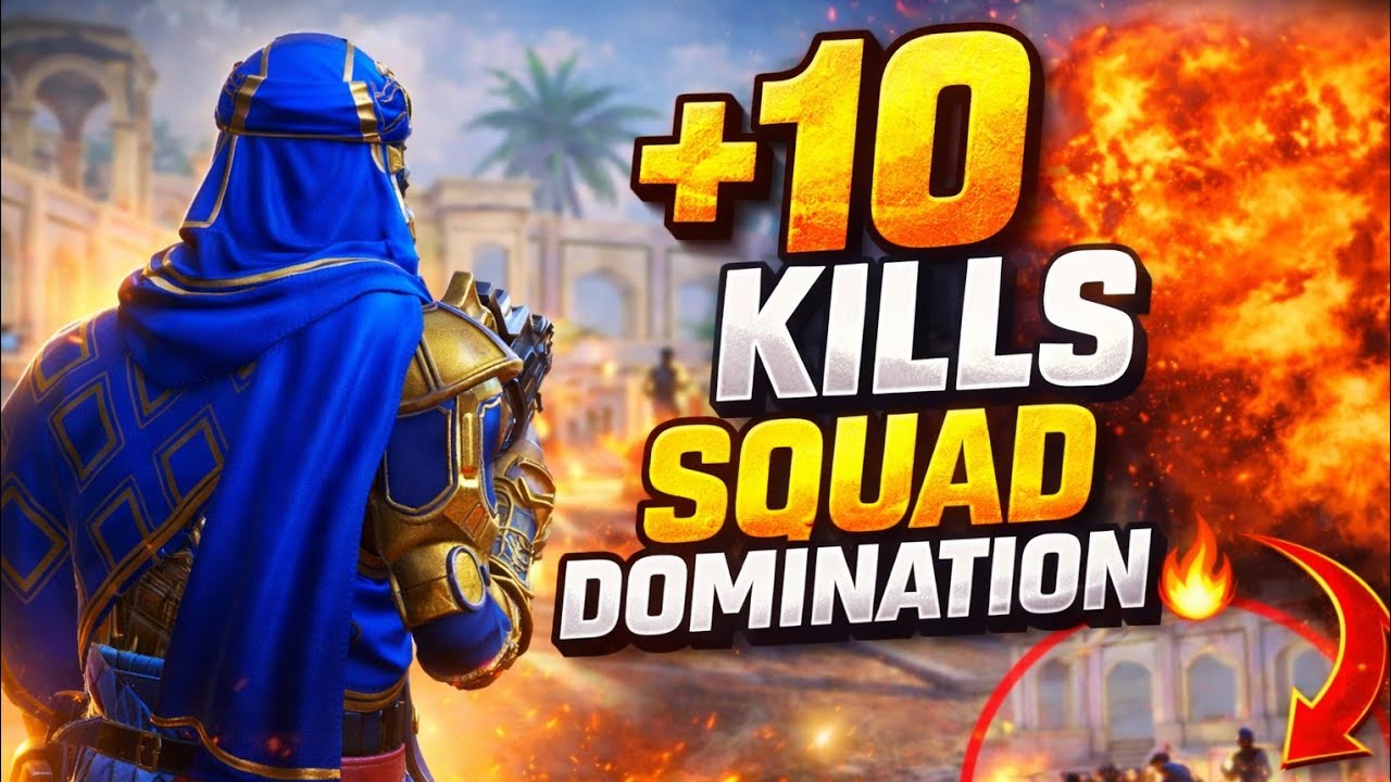 PUBG MOBILE | SQUAD DOMINATION – 10+ KILLS!