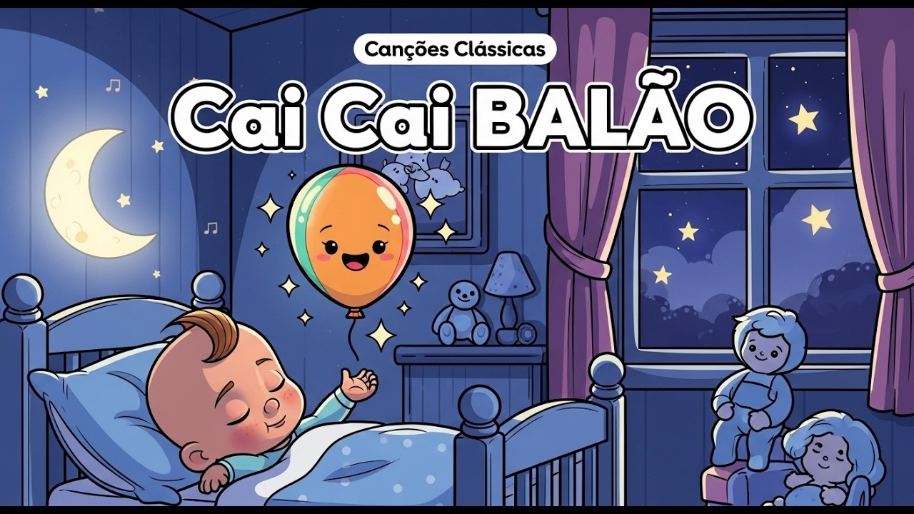  Cai Cai Balão (10 Min) | Canções Clássicas de Ninar Infantil