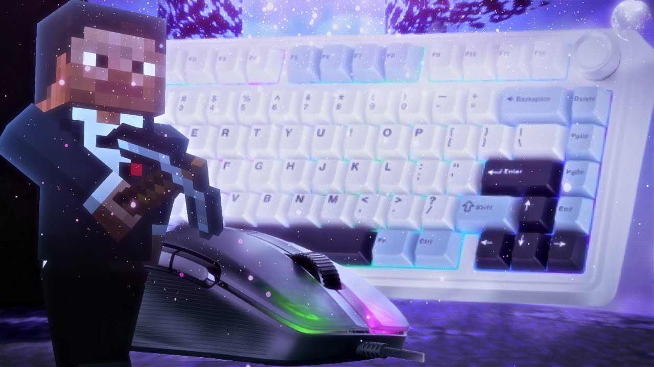 Hive Skywars Keyboard & Mouse ASMR [4k 2400FPS] CREAMY AUTHENTIC KEYBOARD FOR YOUR EARS 