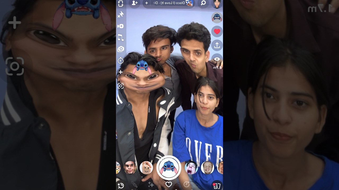 Part- 4 | Snapchat Filter Challenge 😀 #shorts