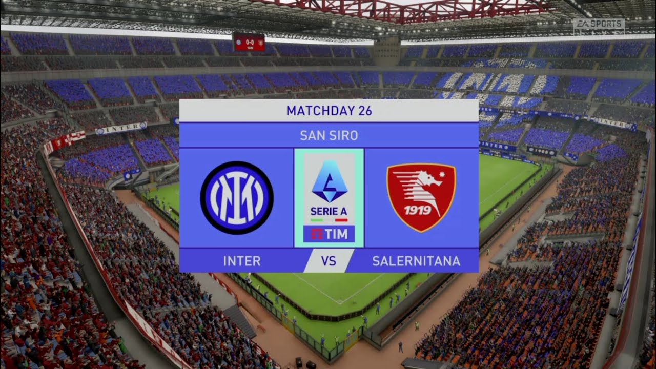 @Nptk_boi #gameplay Inter Milan vs Salernitana Seria A matchday 26 San Siro