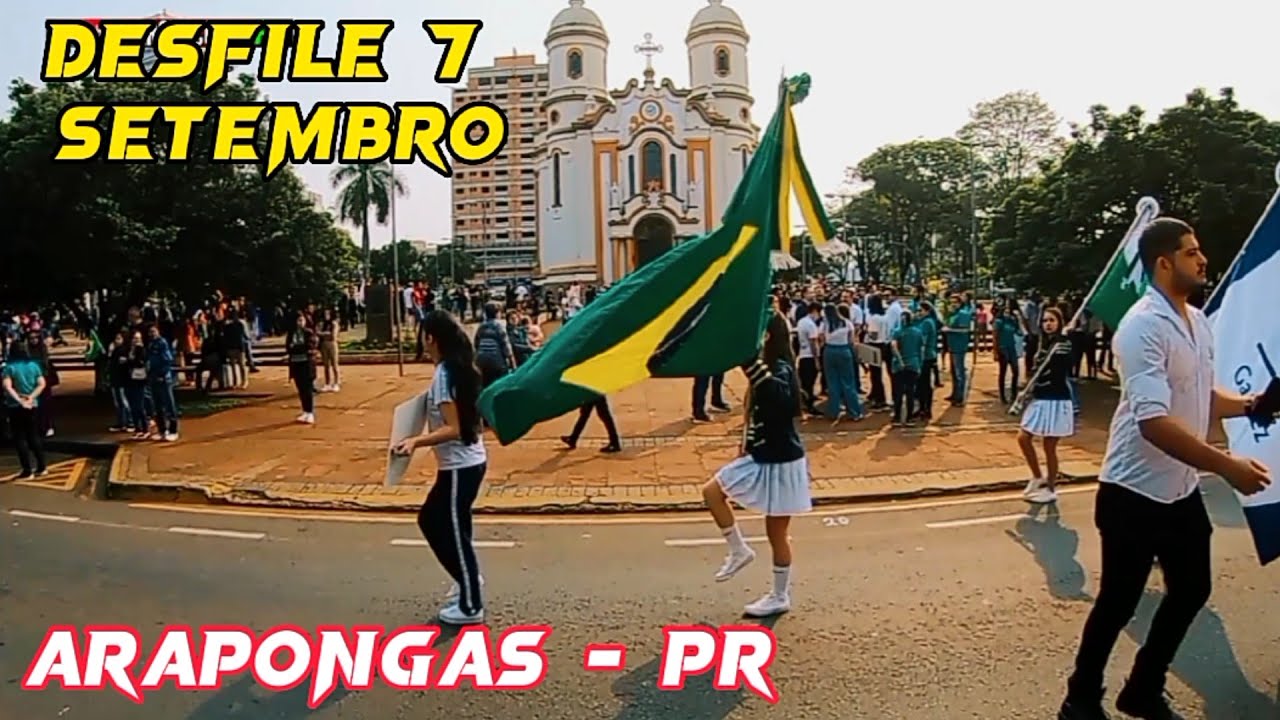 DESFILE 7 DE SETEMBRO REALIZADO DIA 11 EM ARAPONGAS - PR 🇧🇷
