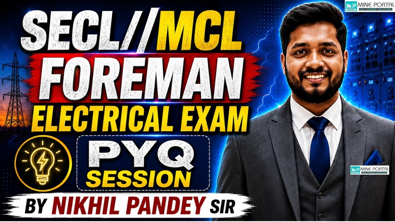 SECL/MCL ELECTRICAL FOREMAN EXAM | MCQ SESSION|
