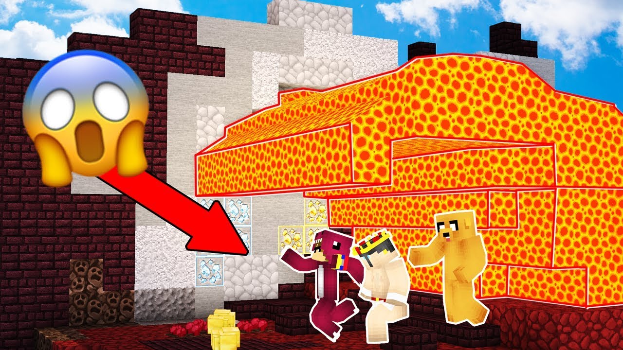 ¡LA CARRERA MAS TROLL DE MINECRAFT! 😱 TSUNAMI DE LAVA Y TRAMPAS EN DEATH RUN #5