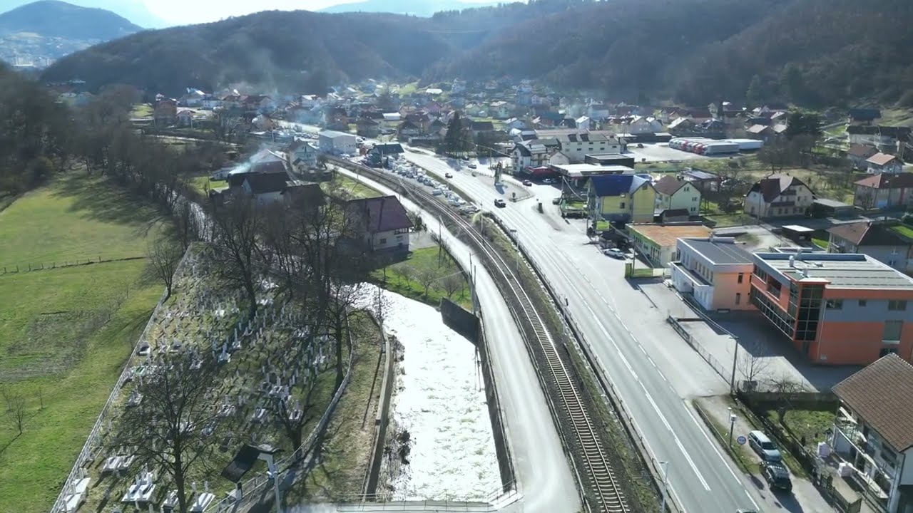Općina Hadžići, naselje Binježevo 12.03.2023 4K video @jasaTM