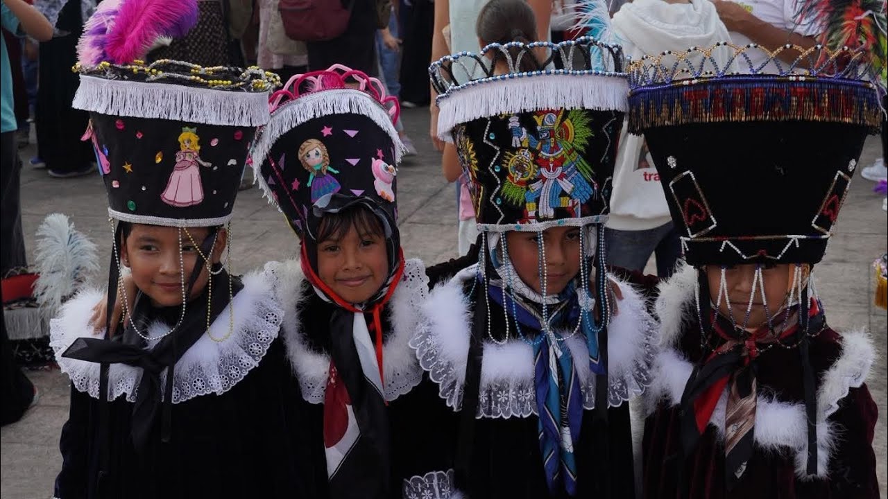 Asi da inicio el Carnaval de Tepoztlan Morelos - Brinco de niños 👦 