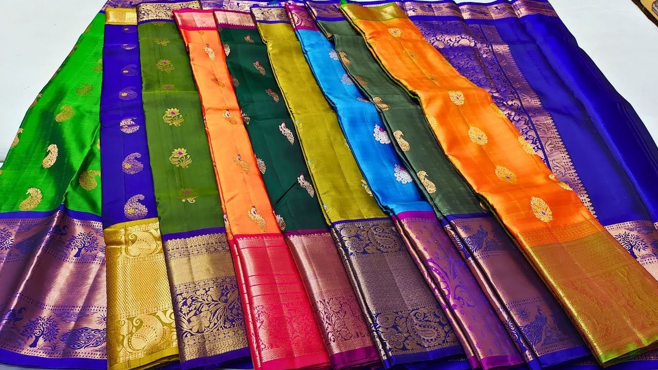 Pure Handloom Kanchi Pattu Sarees -- పెళ్లి ఆఫర్💥Single Delivery - Mairah Textiles