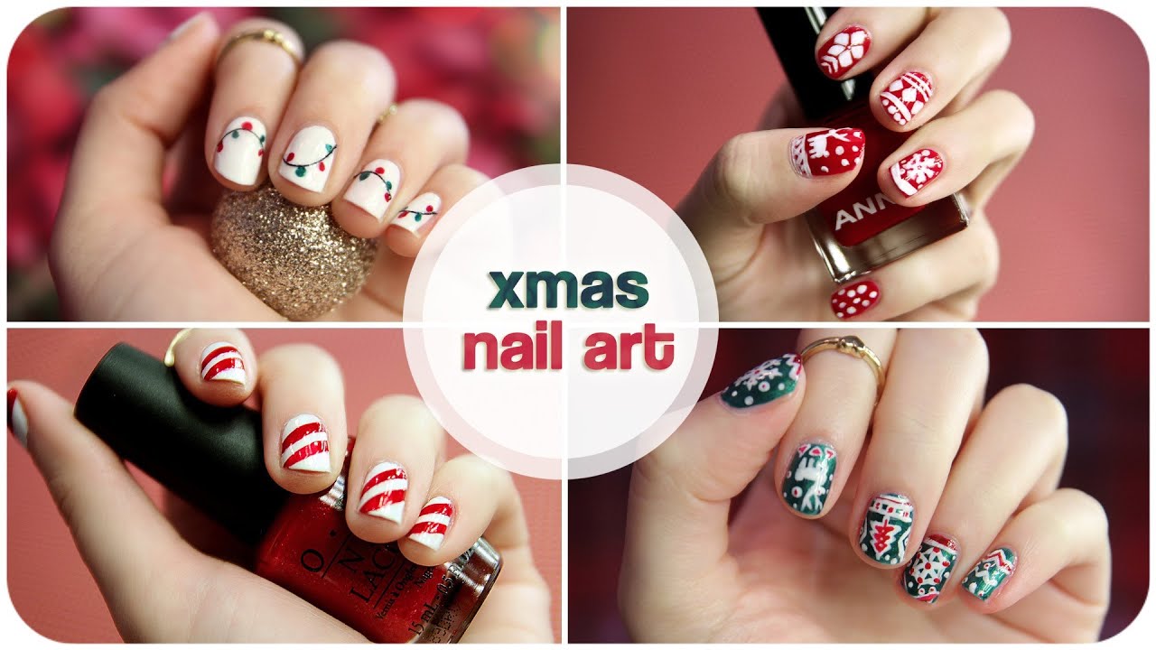 ✧ ❄ XMAS NAIL ART ❄ ✧ | süße Nageldesigns für Winter/Weihnachten!