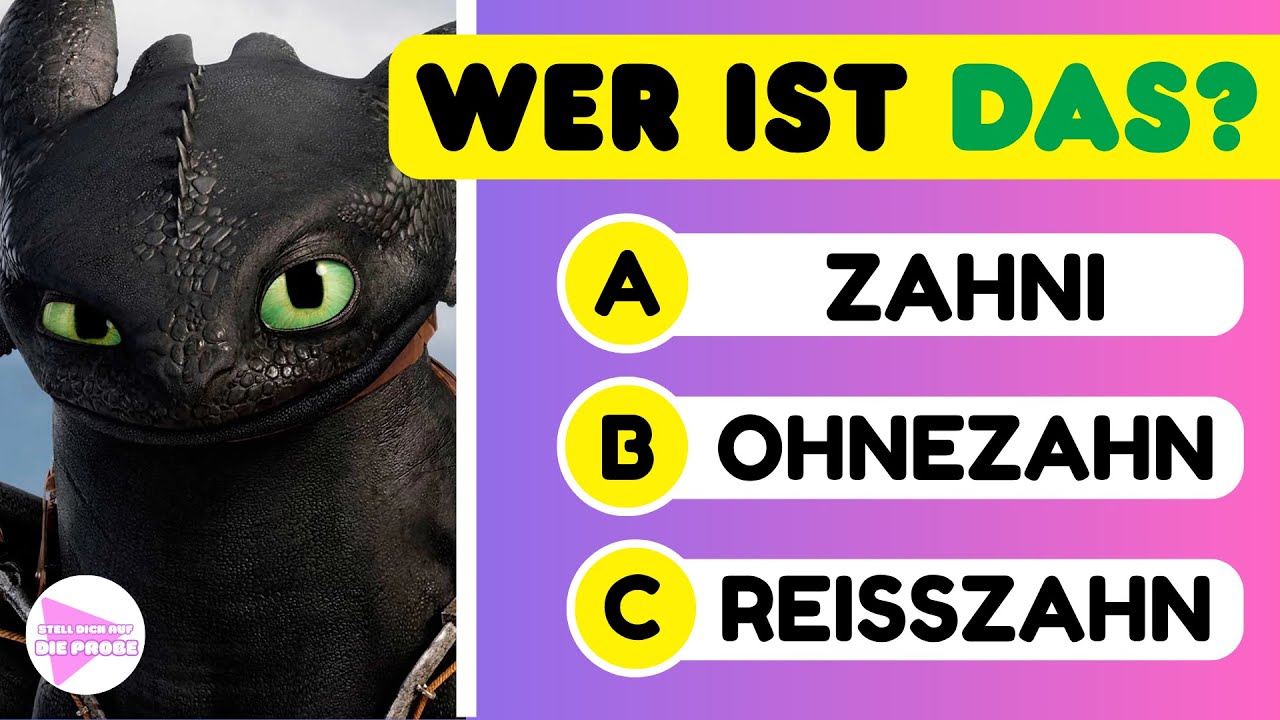 Drachenzähmen leicht gemacht? 🤔 | 50 Fragen | FILM Quiz | Stell dich auf die Probe