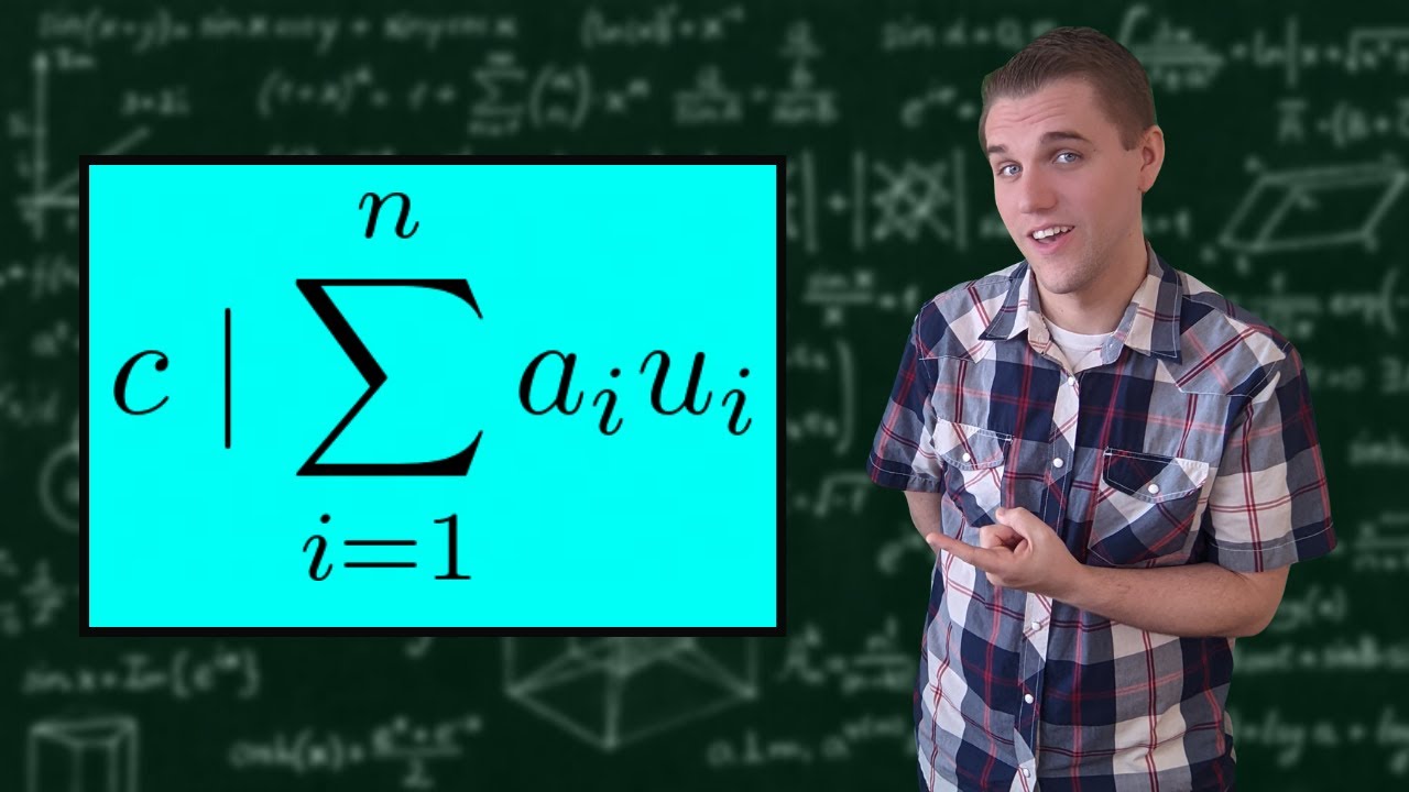 An Integer Divide All Linear Combinations of All Multiples of That Integer