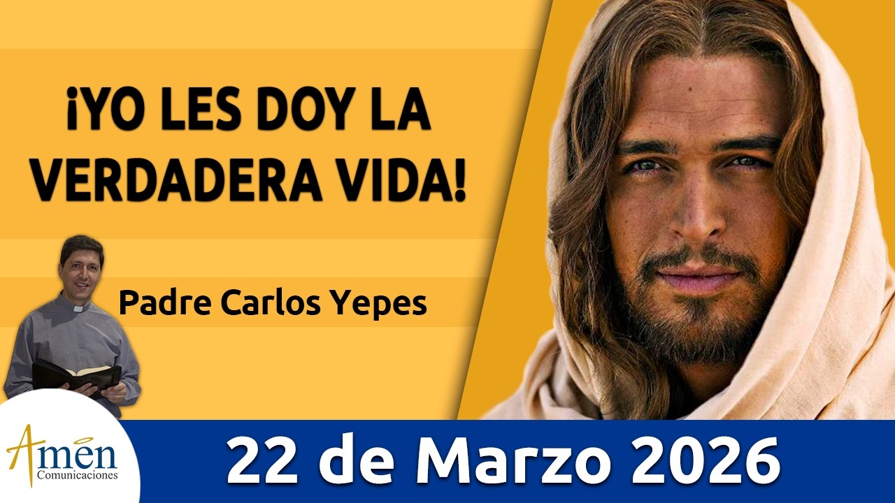 Evangelio De Hoy, Domingo 22 Marzo 2026 #PadreCarlosYepes l Juan 11,1-45 #Evangelio