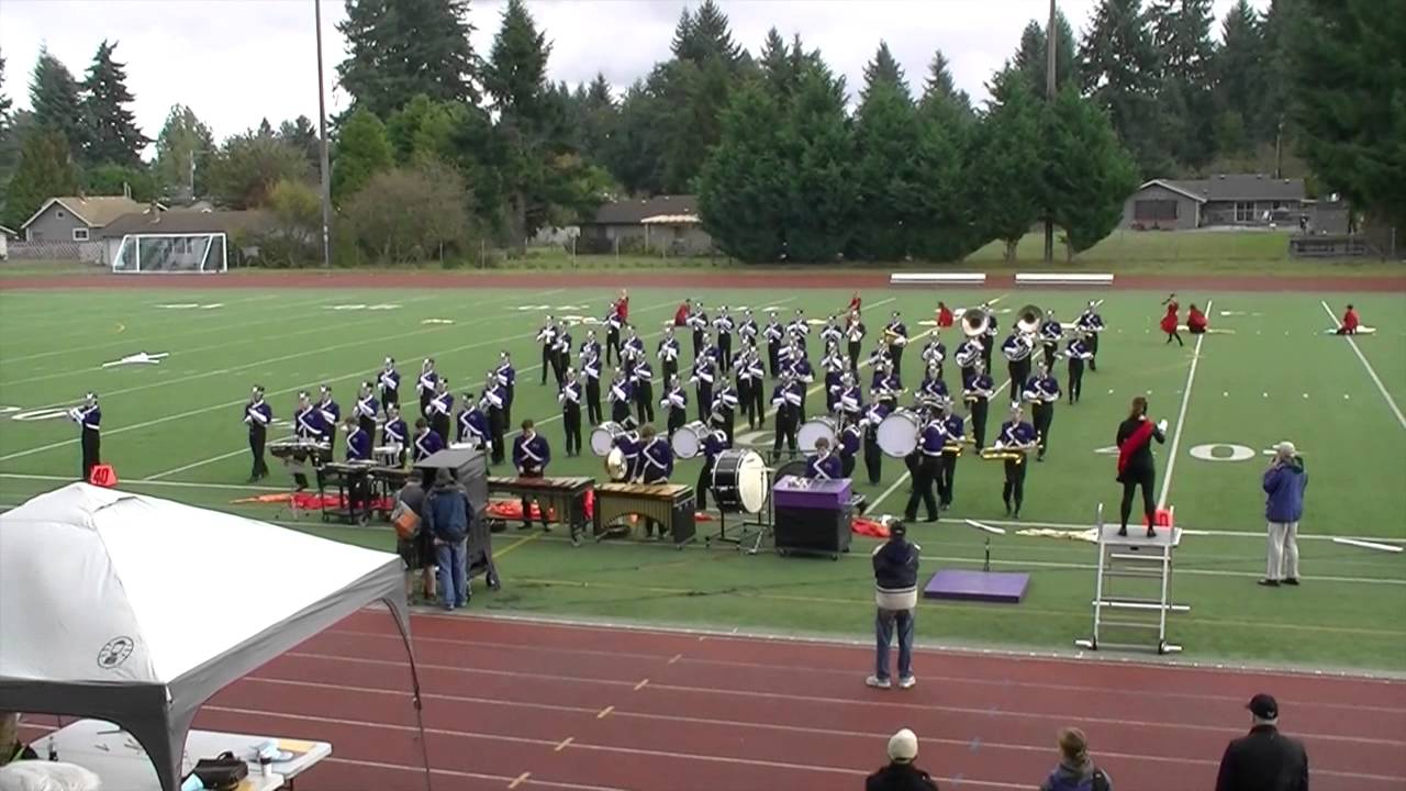 NTHS Marching Band at the 2014 Tumwater Classic