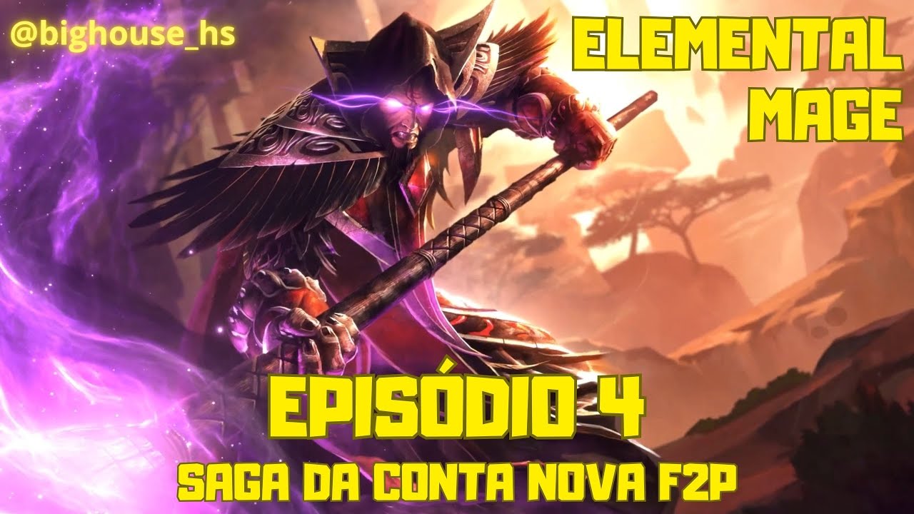 MAGO ELEMENTAL - DECK BARATO DE MELHOR CUSTO-BENEFÍCIO - SAGA DA CONTA NOVA NO HEARTHSTONE (EP 4)