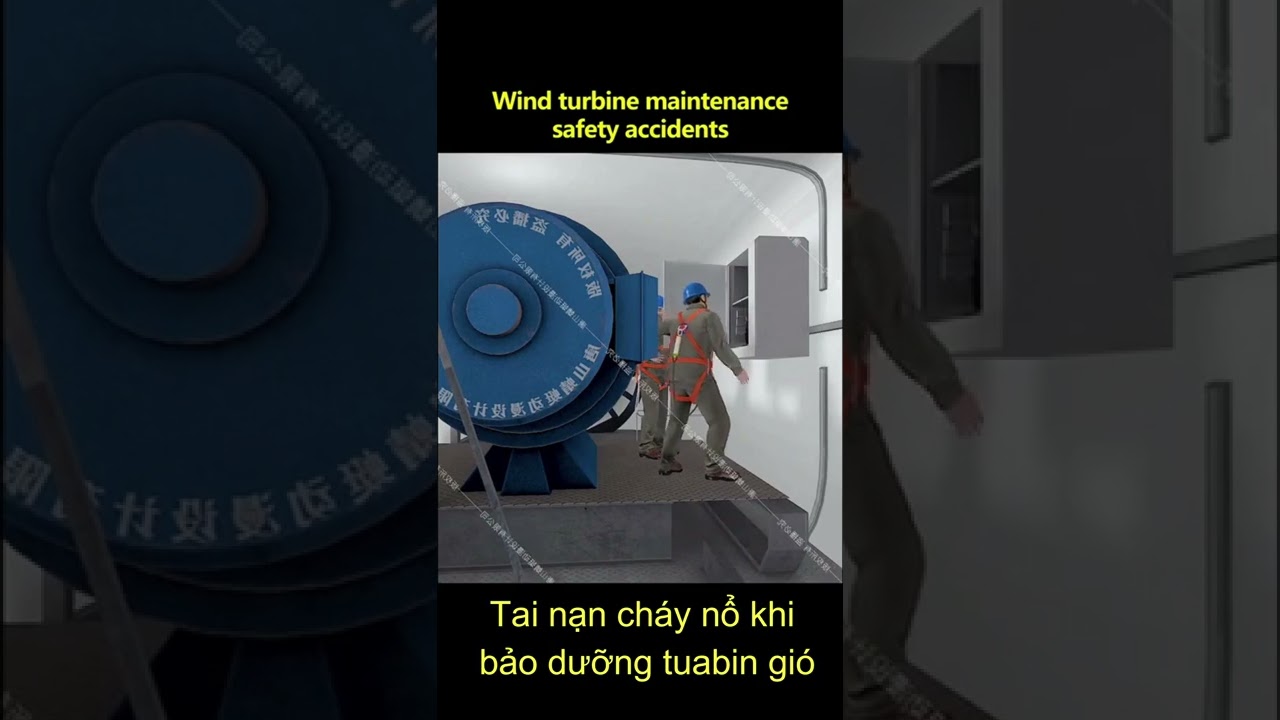 Tai Nạn Ch&aacute;y Nổ Khi Bảo Tr&igrave; Tuabin Gi&oacute; | Garan.vn #shorts
