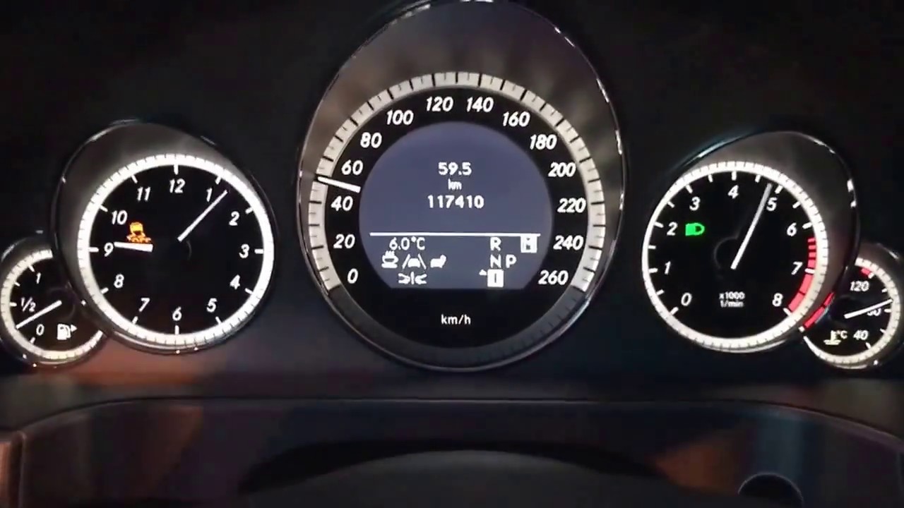 Mercedes E550 E500 0-100