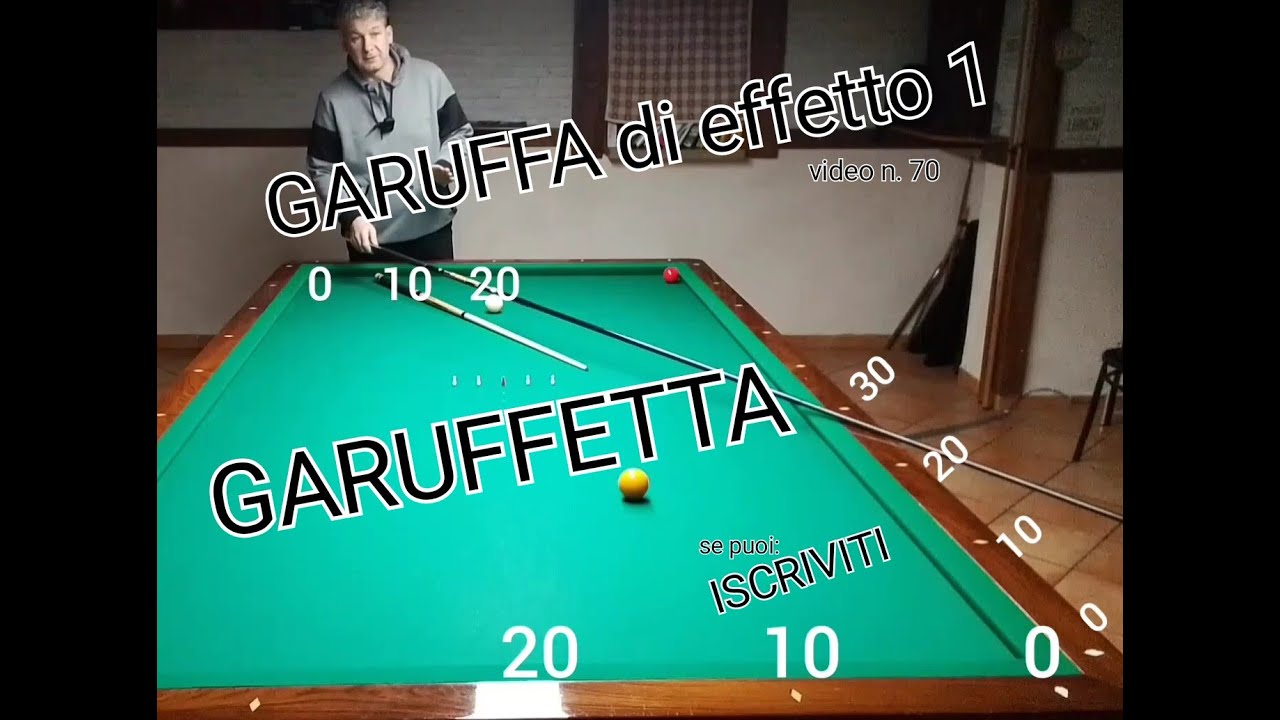 BILIARDO-v.70- GARUFFETTA, garuffa di effetto 1