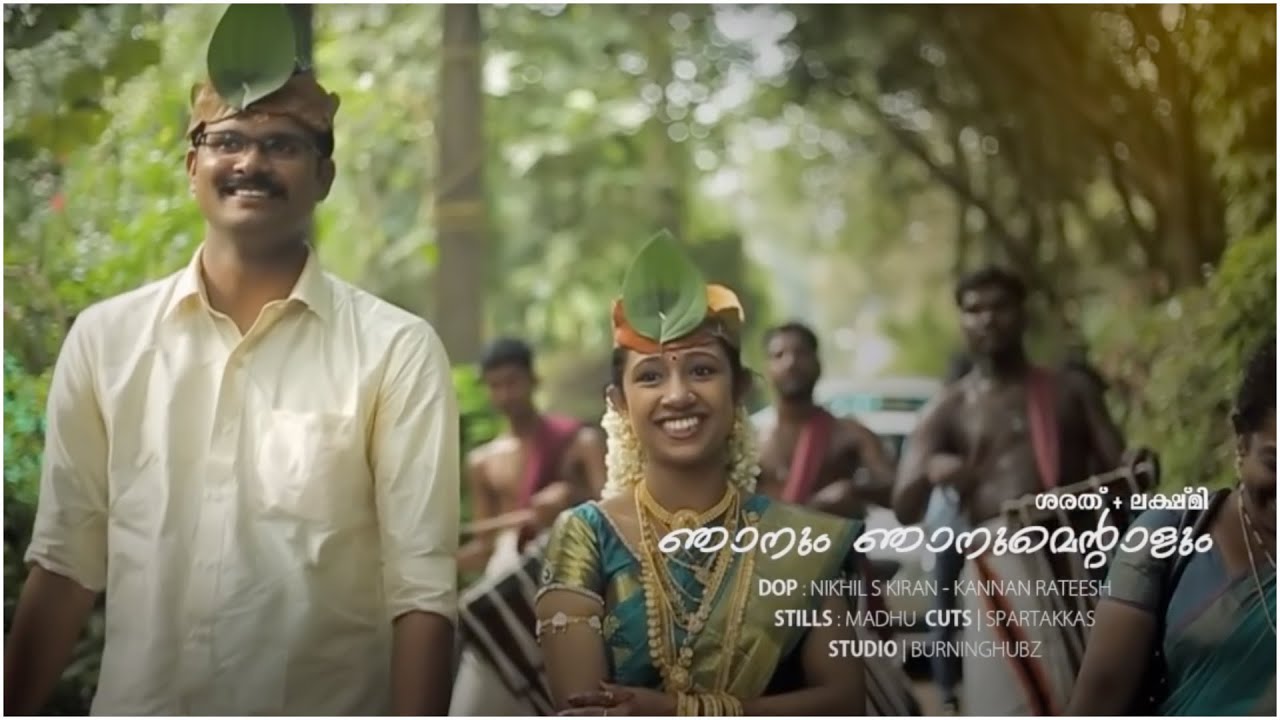Poomaram Song  - Njanum njanumenteaalum - Cinematic wedding teaser of SARATH & LAKSHMI