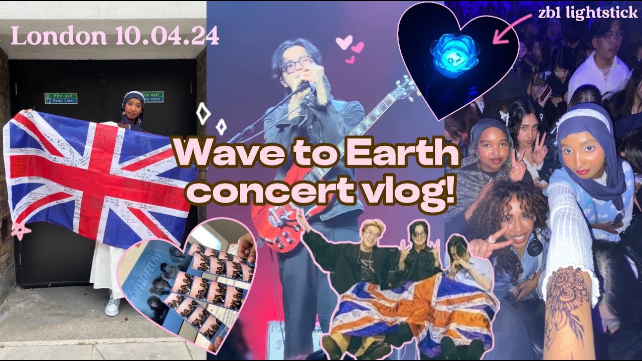 WAVE TO EARTH vlog: first vlog, zb1 lightstick, concert clips, KBBQ, photobooth ✩₊♡