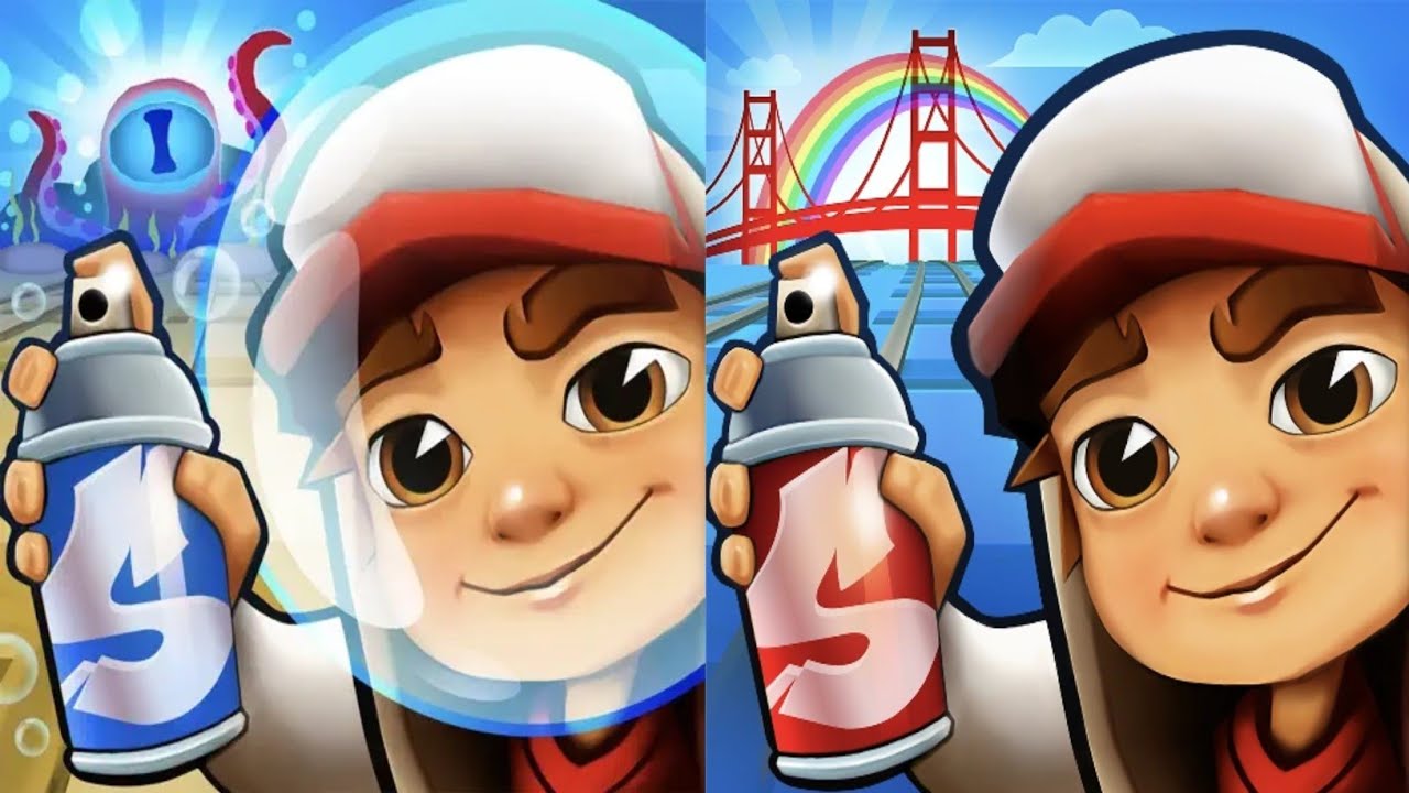Subway surfers : Underwater 2024 🆚 San Francisco [Pride Edition] 2024 Map Comparison 
