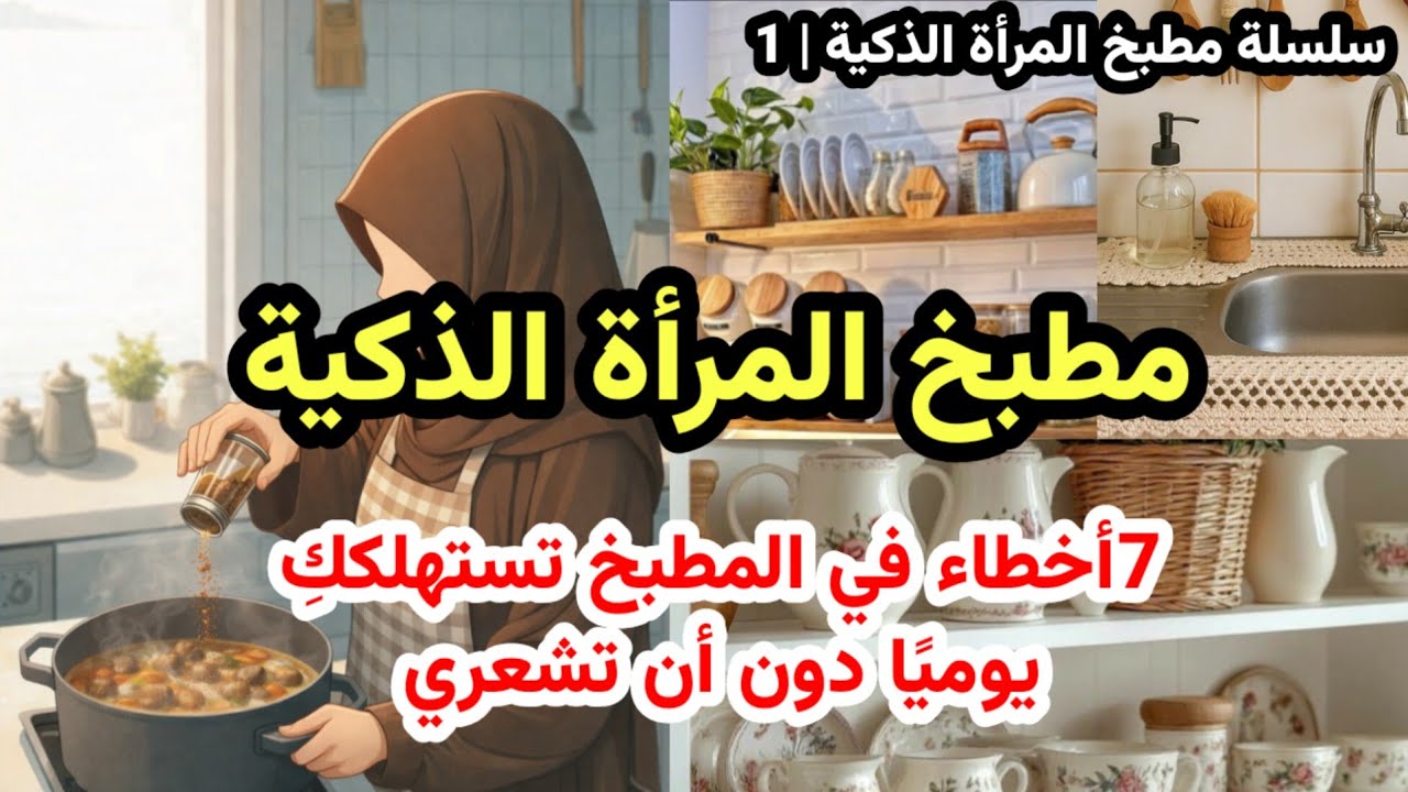 مطبخك يرهقك! اكتشفي السبب❗️وداعا للفوضى وأهلا بالمطبخ الذكي🫧 تعالوا نتوقف عن أخطاءنا قبل رمضان