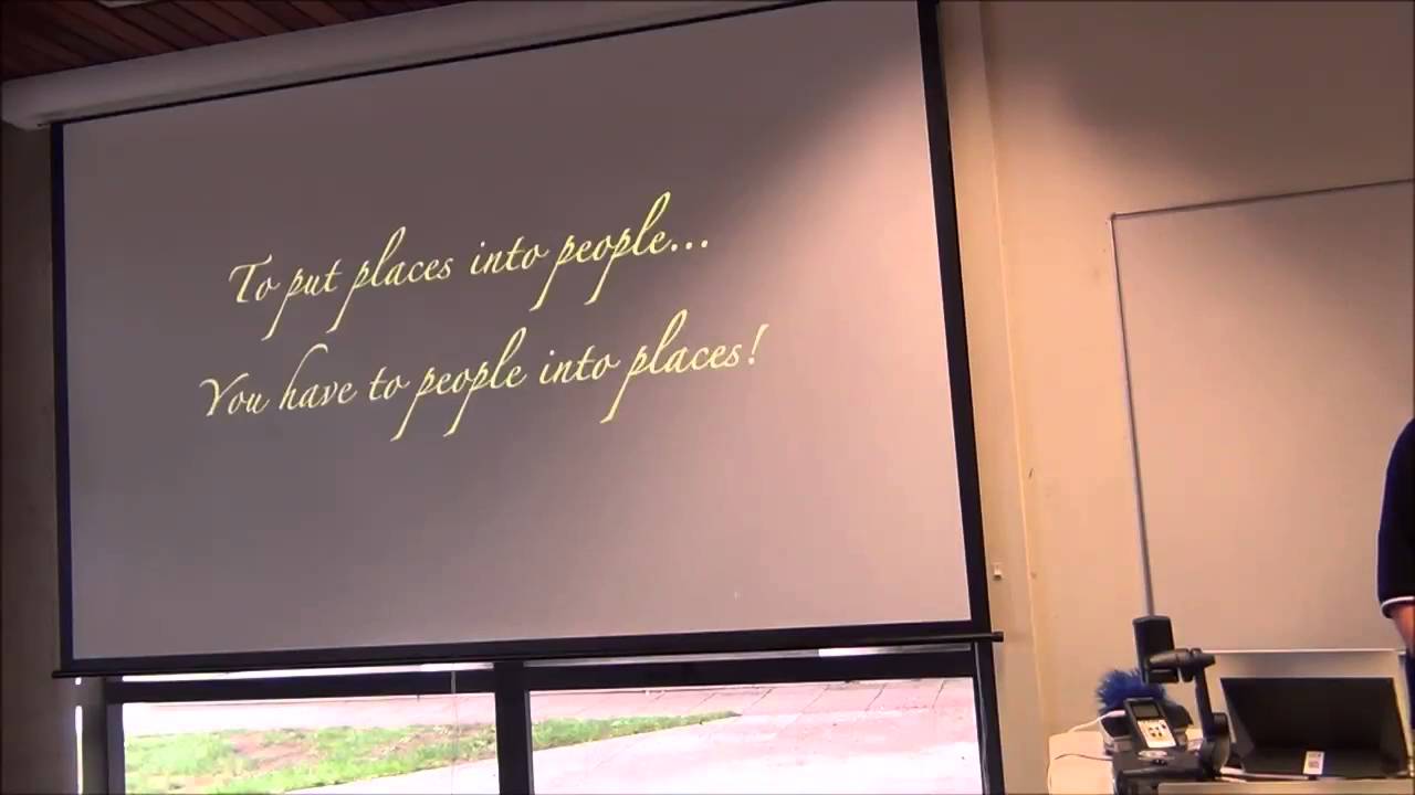 HDI4D Workshop Feb 2016 - 2. Keynote Speech - Putting Places into People - Prof. Thomas Furness III