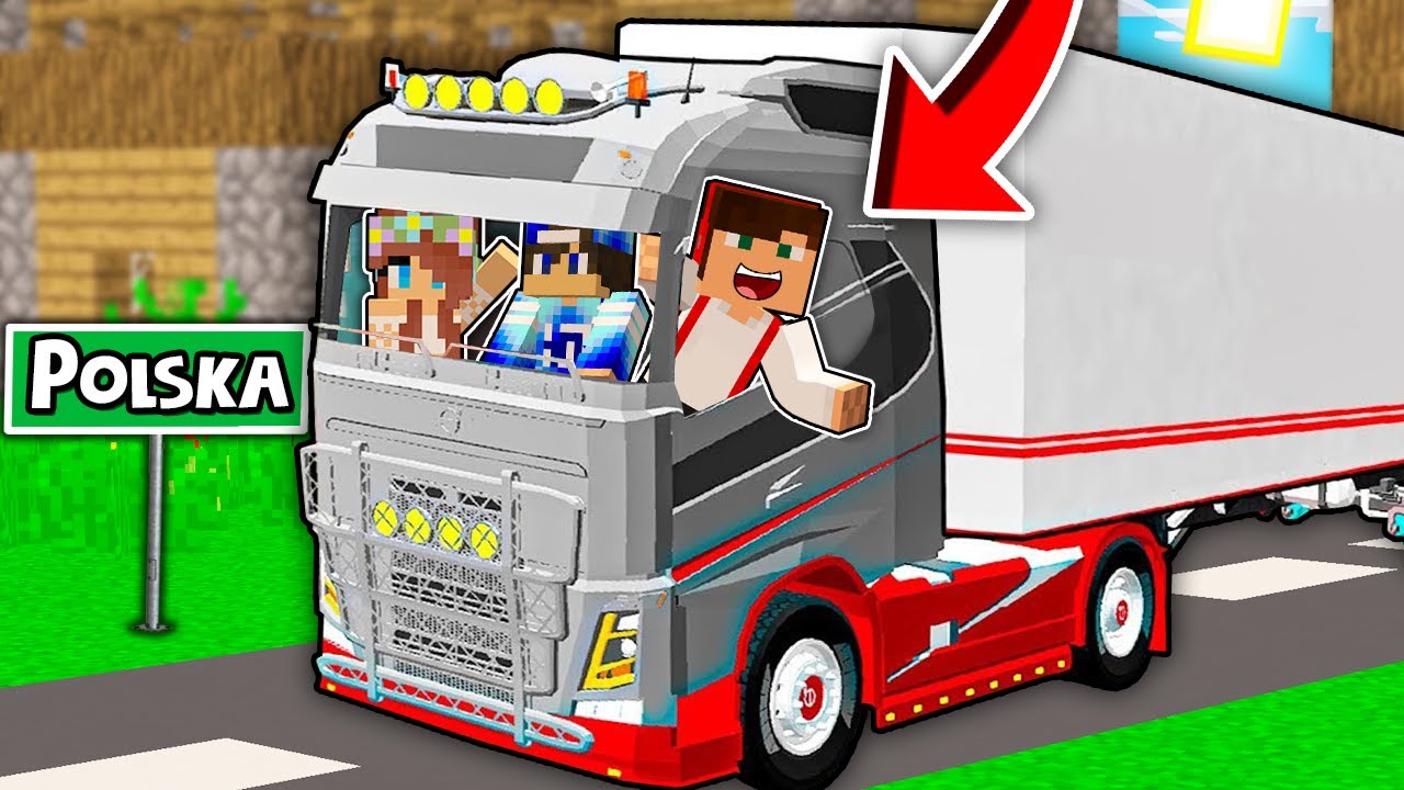 PROWADZĘ WIELKIEGO TIRA I DOSTARCZAM PRZESYŁKI W MINECRAFT?! GPLAY & LUMI