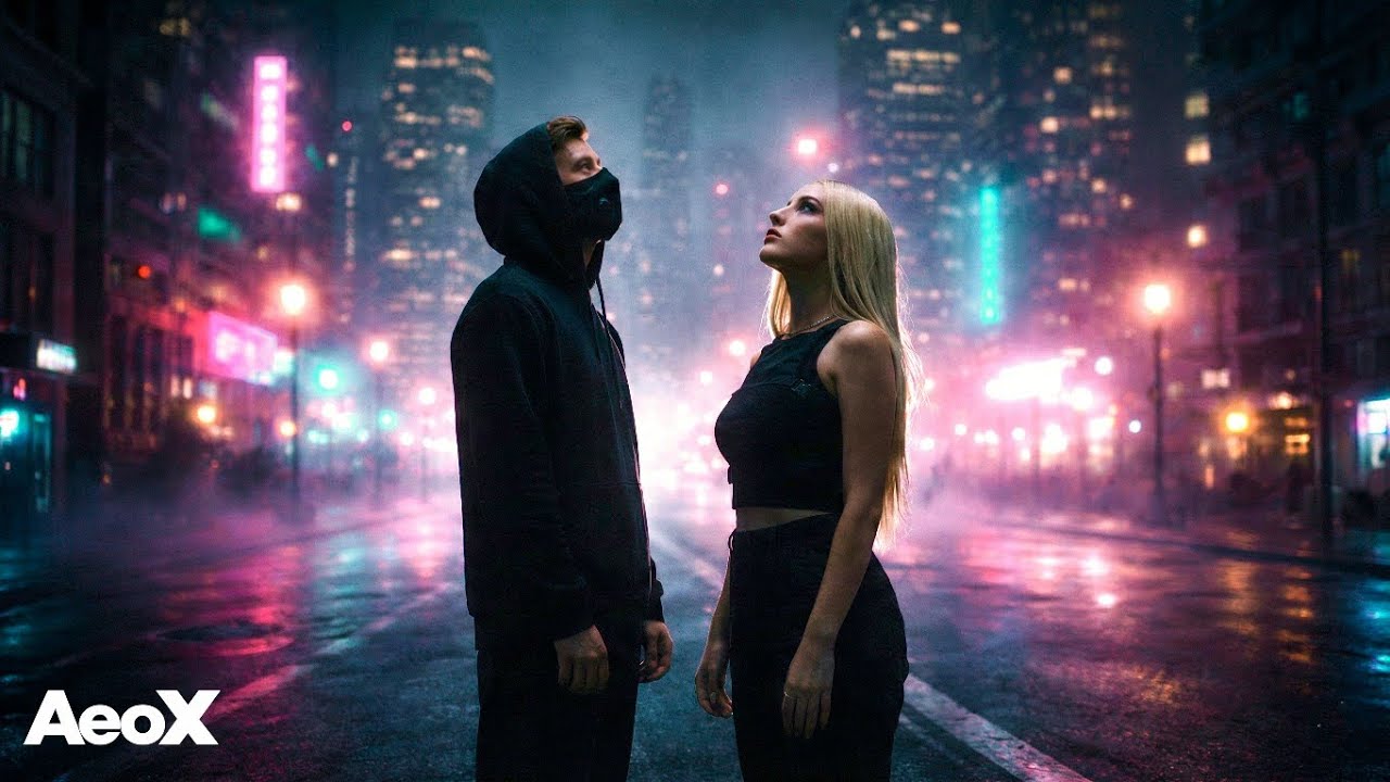 Alan Walker x Ava Max Style- When the Night Collapse | Emotional Melodic EDM (Official Lyrics Video)