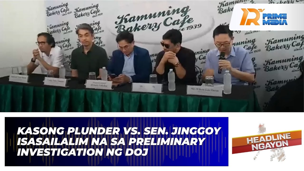Kasong Plunder Vs. Sen. Jinggoy Isasailalim Na Sa Preliminary Investigation Ng DOJ | Headline Ngayon