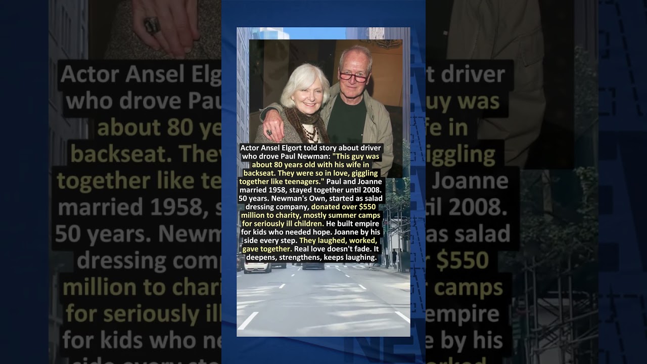 PAUL NEWMAN AND JOANNE WOODWARD &mdash; 50 YEARS OF MARRIAGE, STILL LAUGHING AT 80💑💙