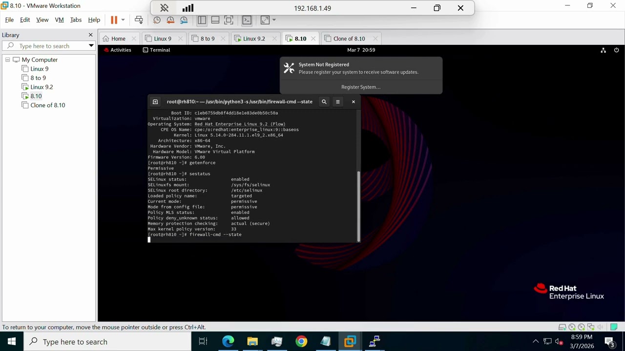 Offline Migration RHEL 8 to 9 Using Local Yum Server3