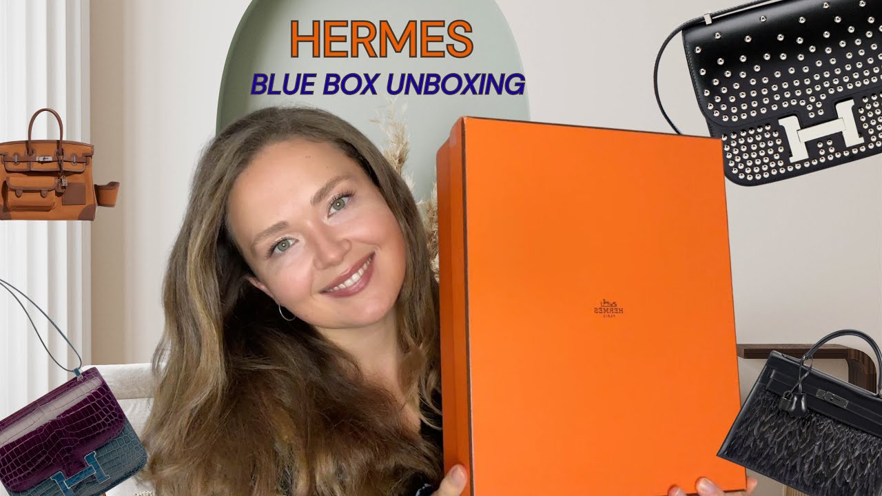 ЭПИЧЕСКАЯ РАСПАКОВКА СИНЕЙ КОРОБКИ HERMES. Я НИКОГДА НЕ ВИДЕЛ РАНЬШЕ.