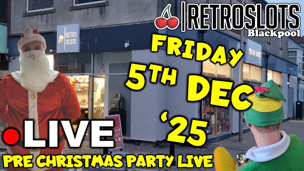 ● LIVE | RETRO SLOTS Blackpool - Classic Fruit Machines Arcade Flutter Session