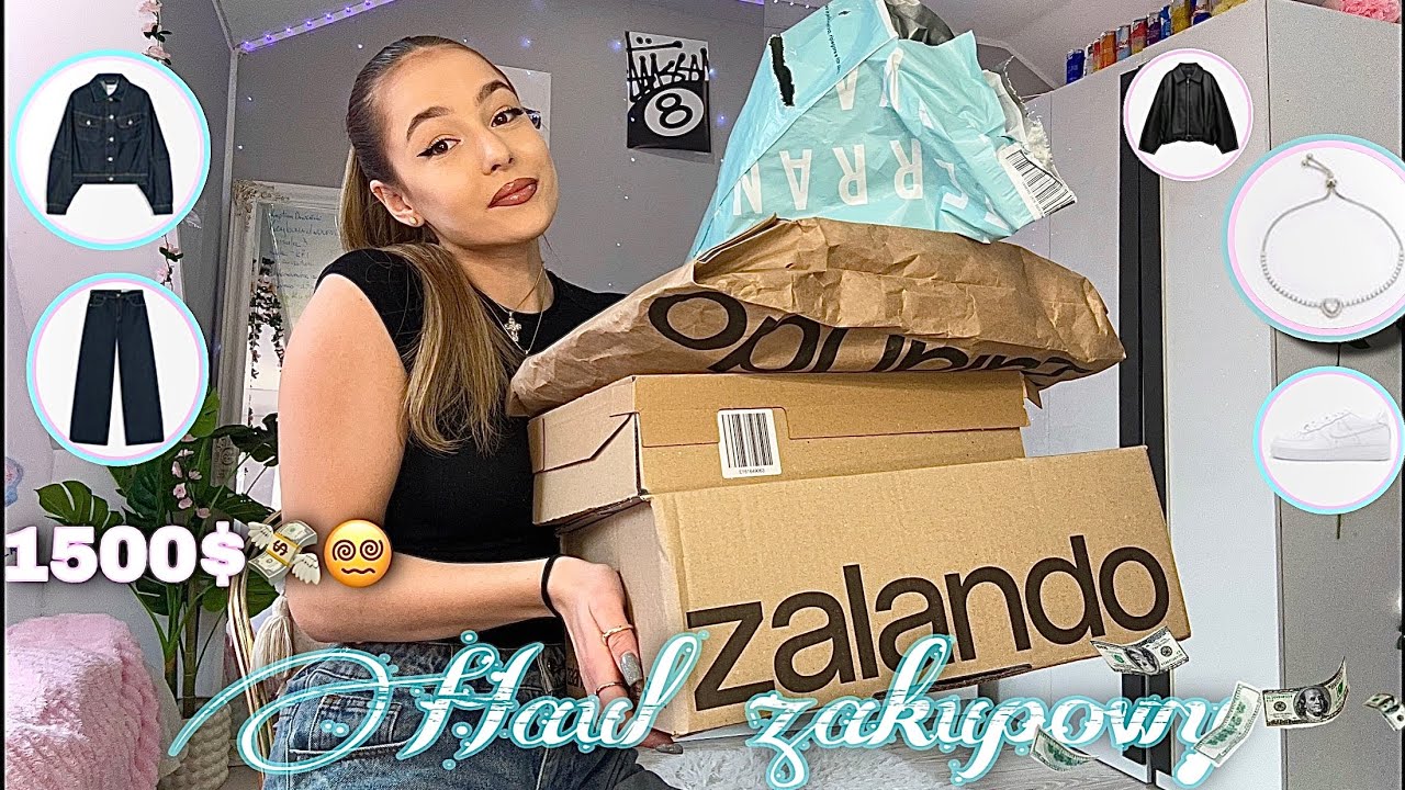 OGROMNY HAUL ZALANDO 😚✨ | 1500 zł | Nike, Bershka, Pull&Bear + przymiarka 🛍️