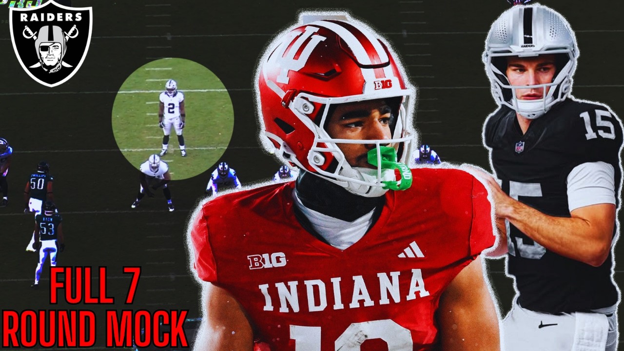 Las Vegas Raiders Elite FULL 7 Round MOCK DRAFT... | Post Kirk Cousins Signing |