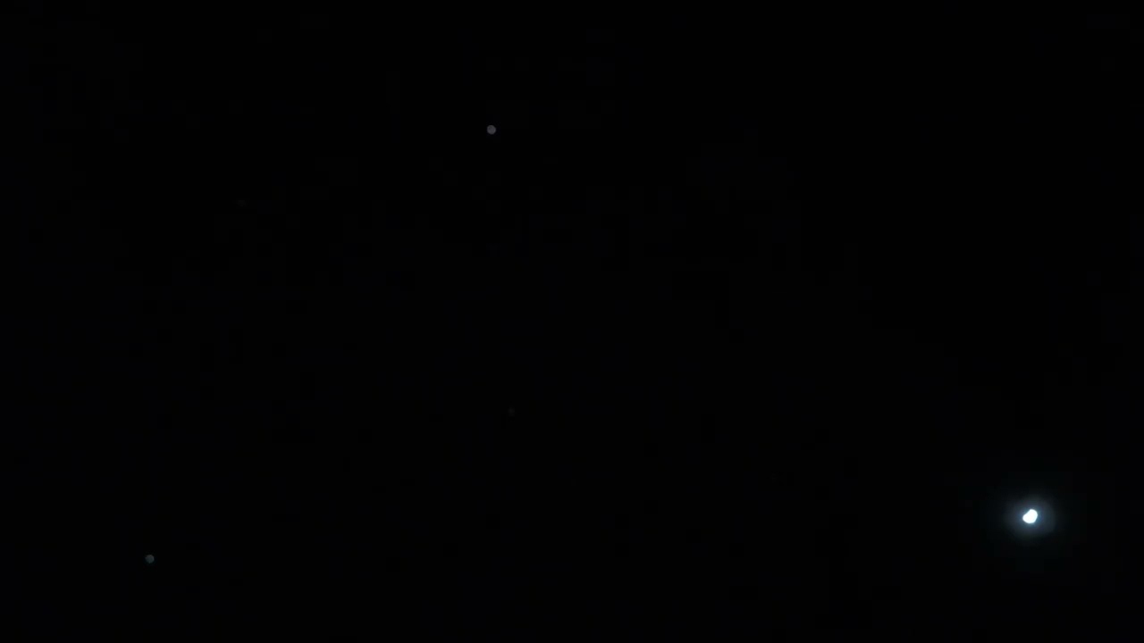 First Quarter Moon | Night Sky Ambiance with Natural Sounds | 4K France