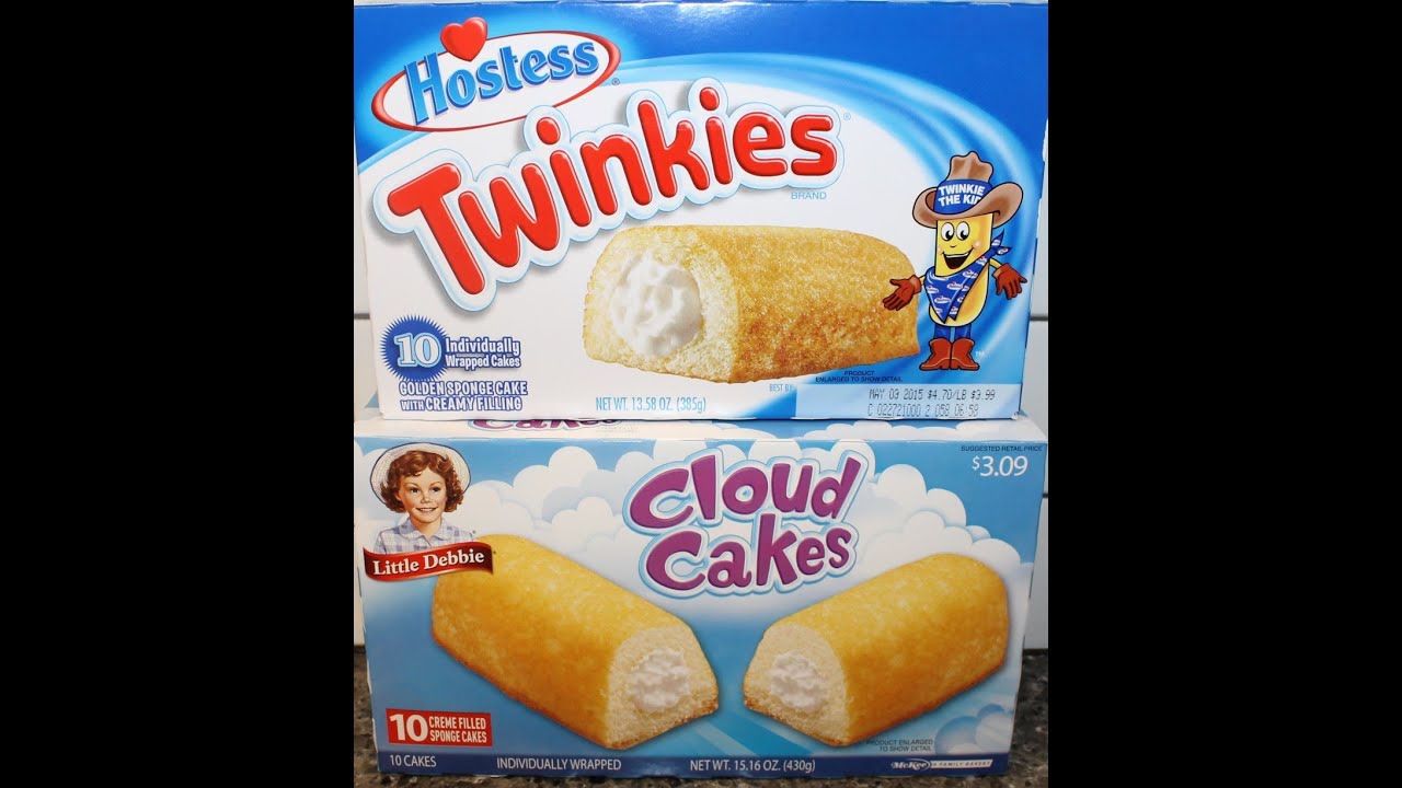 Hostess Twinkies vs Little Debbie Cloud Cakes - Blind Taste Test