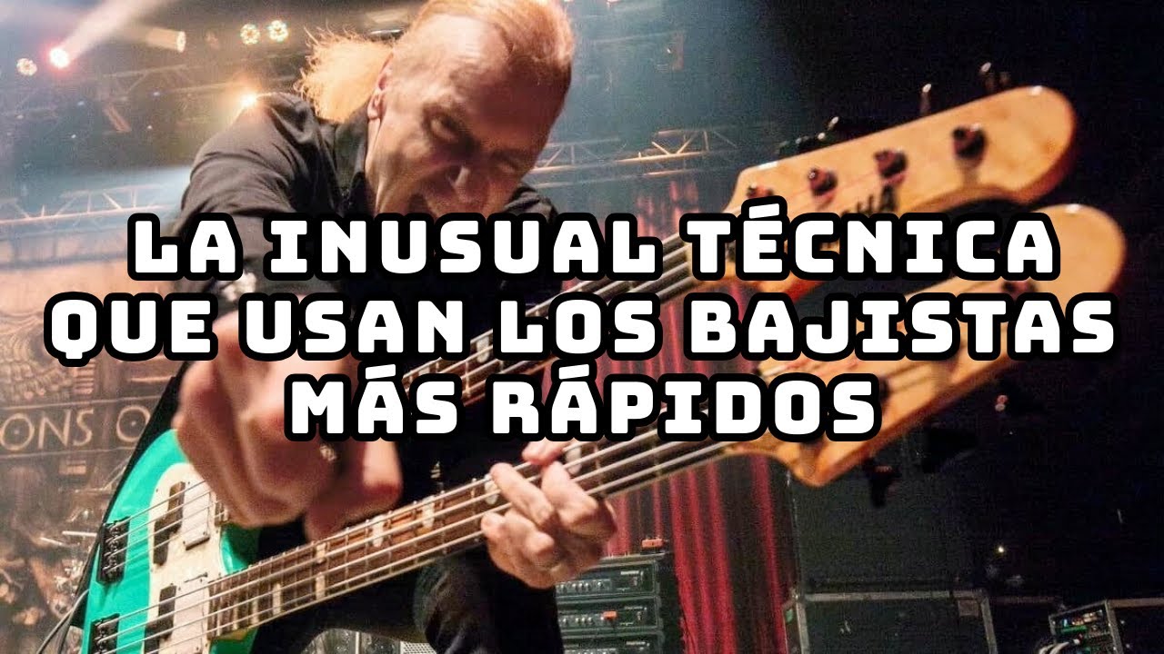 ¿Cómo hacen estos bajistas para tocar TAN RÁPIDO sin PÚA?