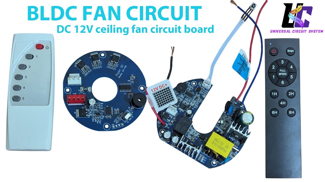BLDC DC 12V ceiling fan circuit board/Ceiling Fan 60W AC DC Kit Remote Control bldc ceiling fan