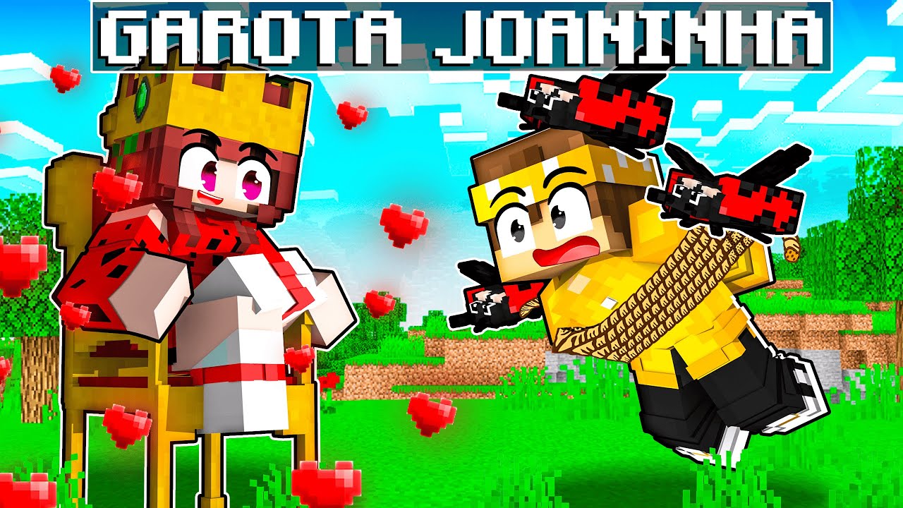 GAROTA JOANINHA se APAIXONOU por MIM no Minecraft!
