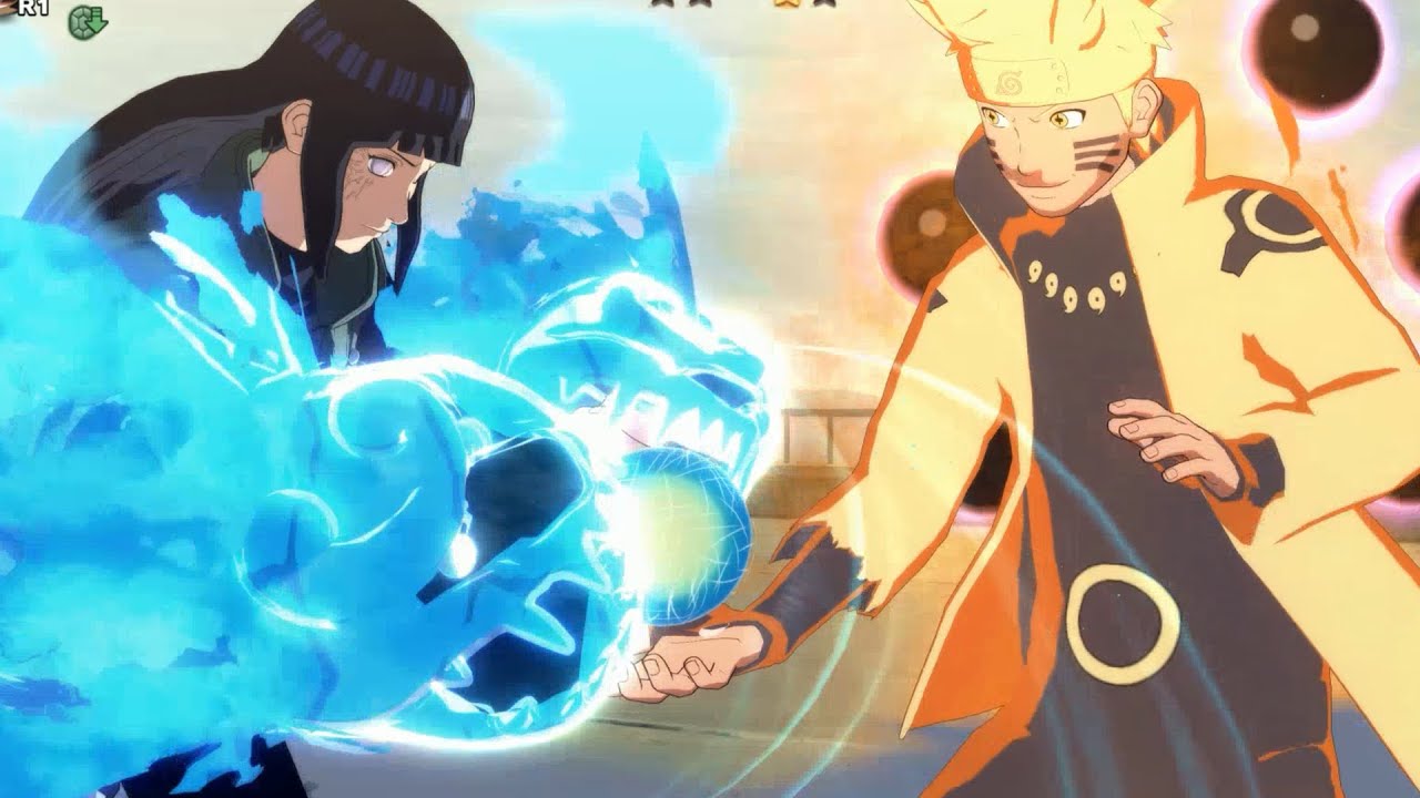 Рейтинговый онлайн-матч №831 по игре Yellow Blue Naruto Storm Connections.