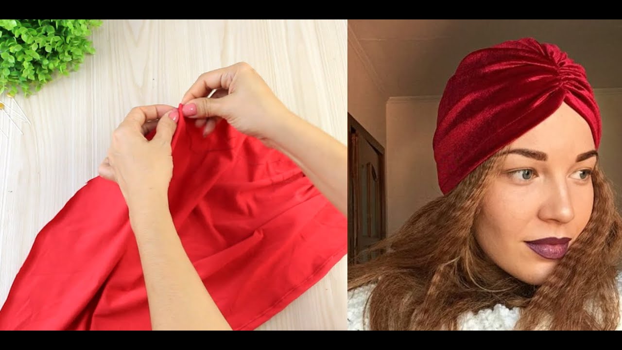 Aprende fácil y rápido como hacer gorro turbante