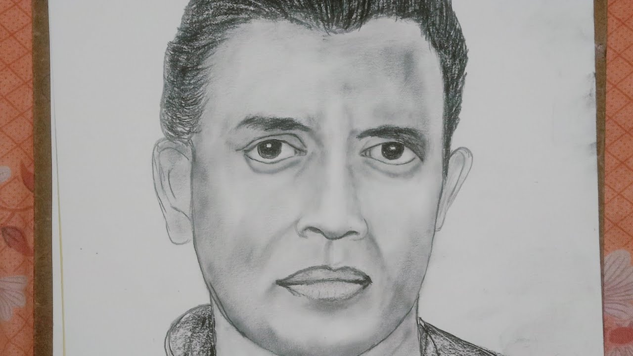 how to draw Mithun Chakraborty/ Mithun Chakraborty drawing 