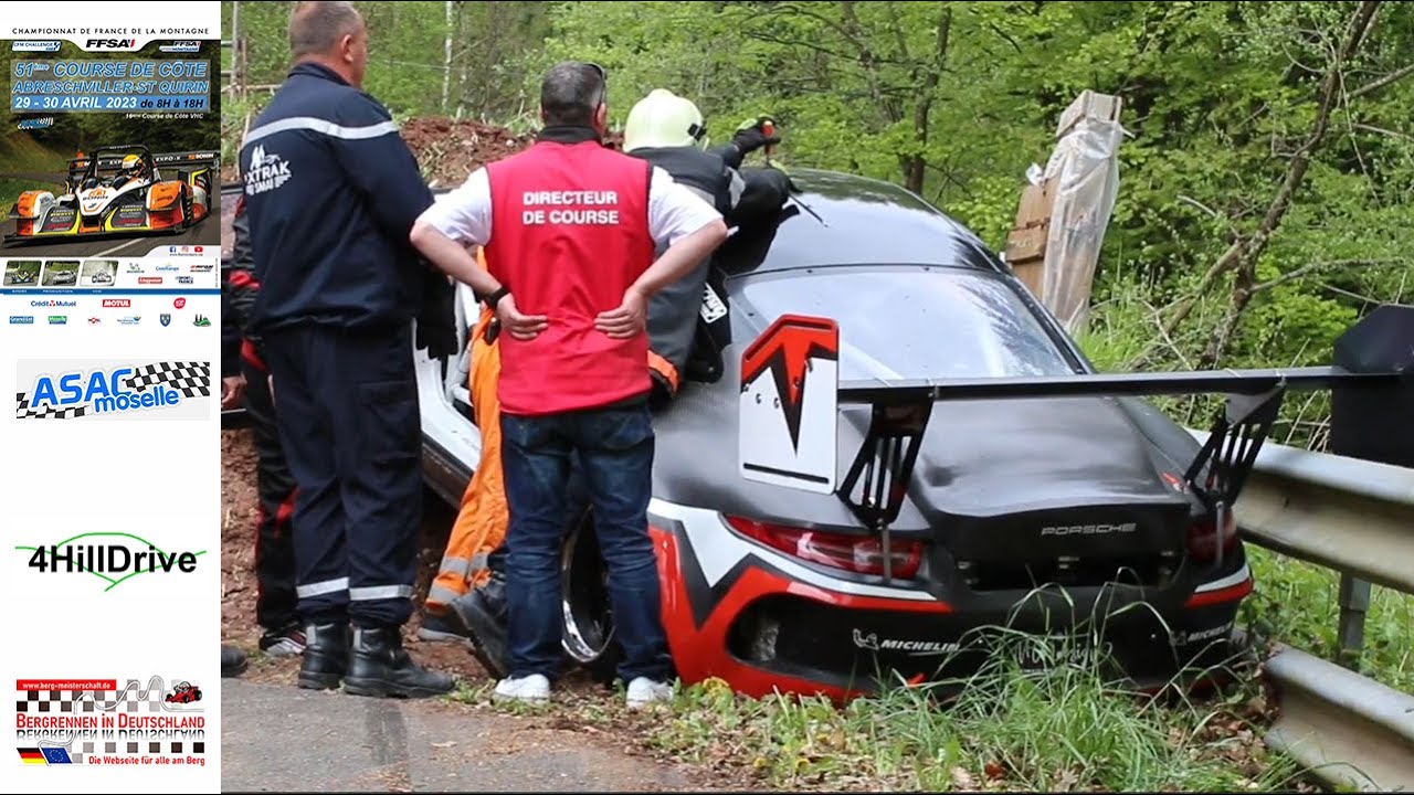 Abrechviller 2023 Speed Hillclimb (BiD) Summary Crash Impressions Race Action Drift Inboard